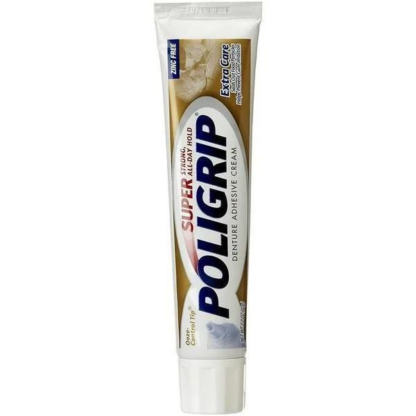 Imagem de Poligrip Super Extra Care Creme Adesivo Para Próteses 62G