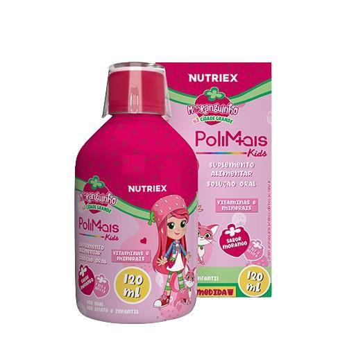 Imagem de Polimais Moranguinho Kids Vitaminas &amp Minerais 120ml