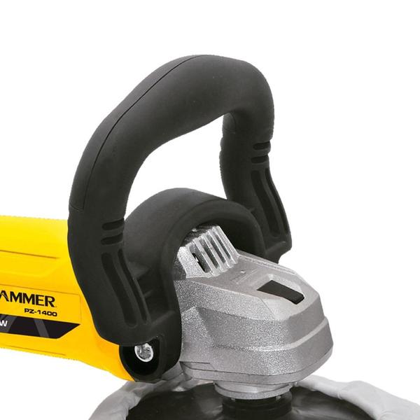 Imagem de Politriz angular 7" 1.200 watts com velocidade variável - PZ1400 (220V) - Hammer