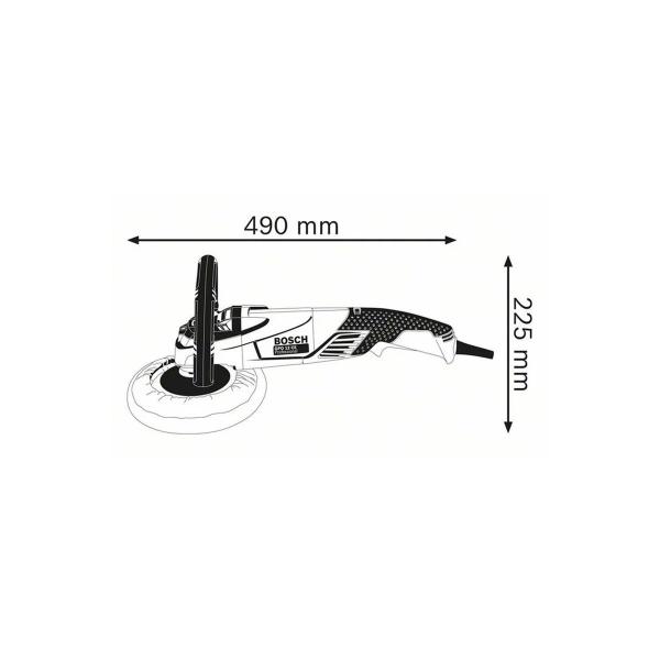 Imagem de Politriz Angular 7 Pol. 1250W com Disco - BOSCH-GPO12CE   127V