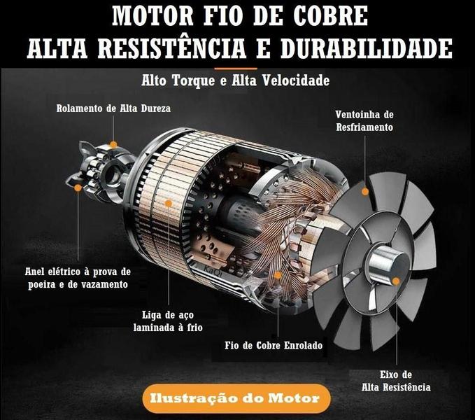 Imagem de Politriz Lixadeira Angular 7 Polegadas 1400 Watts 110V