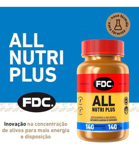 Imagem de Polivitamínico All Nutri Plus - 140 Comprimidos FDC