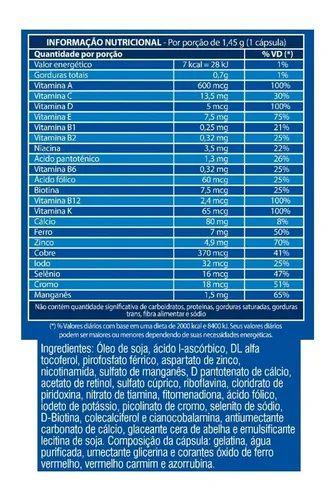 Imagem de Polivitamínico Antioxidante Fortgerin de A a Z - La San-Day