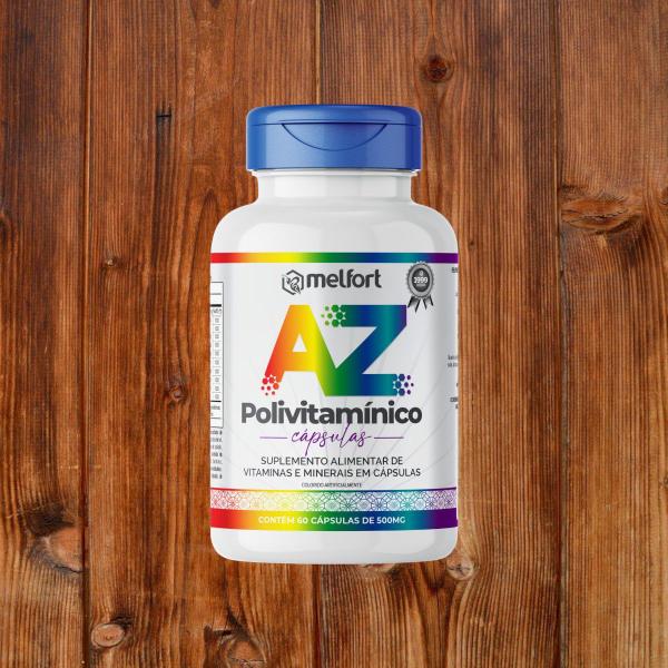 Imagem de Polivitaminico az 500 mg 60 caps a