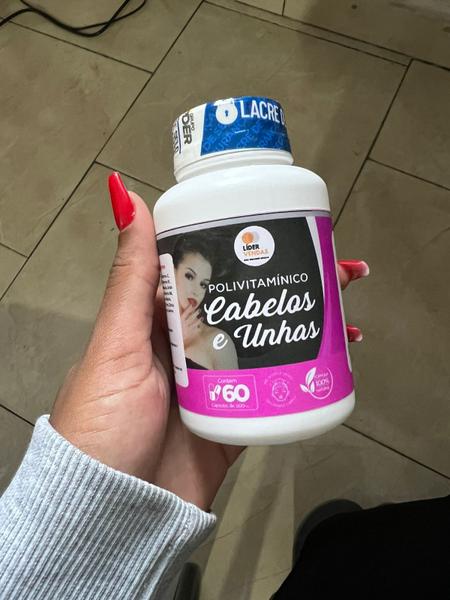 Imagem de Polivitamínico Cabelos E Unhas 500Mg 60 Cáps Kit Com 6 Potes