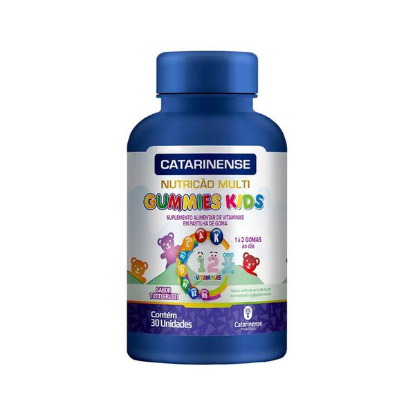 Imagem de Polivitamínico Gummies Kids 30 Gummies Catarinense Pharma - Kit 2 unidade