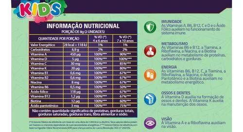 Imagem de Polivitamínico Multi Gummies Kids Catarinense 30 Gomas Sabor Tutti Frutti 