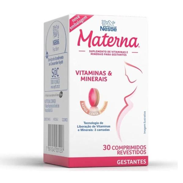 Imagem de Polivitamínico Nestlé Materna para Gestantes 30 comprimidos