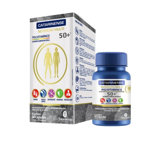 Imagem de Polivitamínico Vitamina Multi 50+ 60 Cps - Catarinense