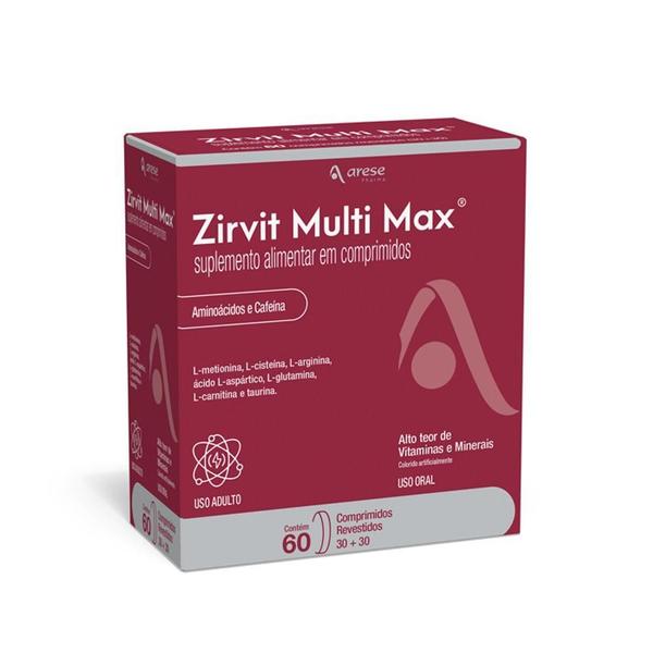 Imagem de Polivitamínico Zirvit Multi Max 60 Comprimidos