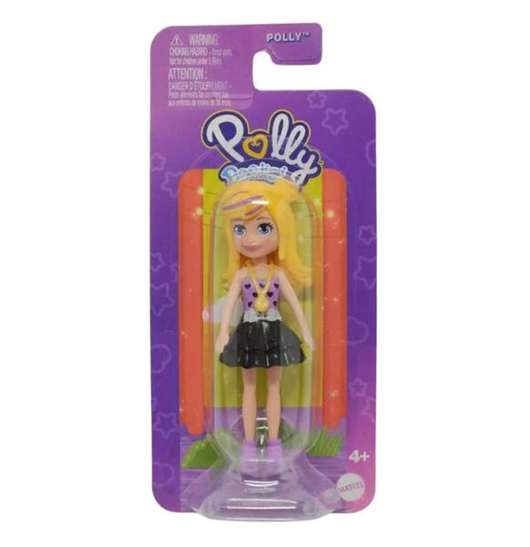 Imagem de Polly Pocket Boneca Básica Vestido Preto HRD57 - Mattel (41196)