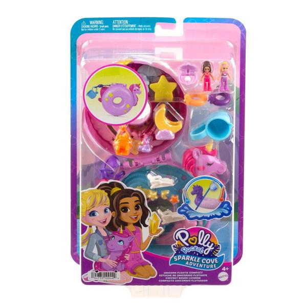 Imagem de Polly Pocket Estojo Boia de Unicórnio com Boneca - Mattel