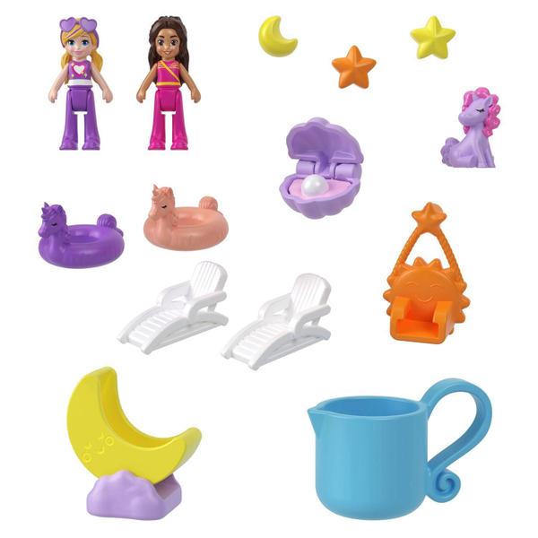 Imagem de Polly Pocket Estojo Boia de Unicórnio com Boneca - Mattel