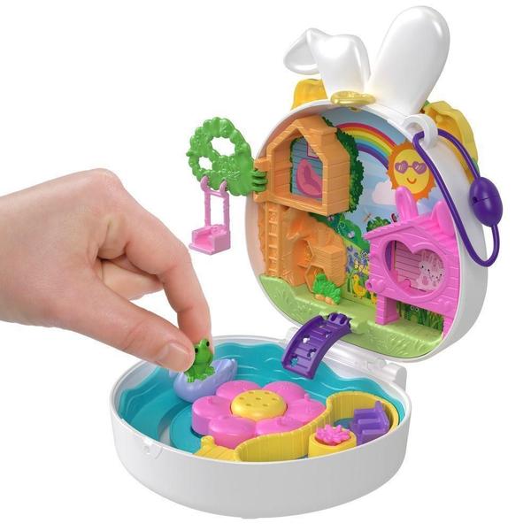 Imagem de Polly Pocket Estojo Coelhinho Jardim Com Boneca - Mattel