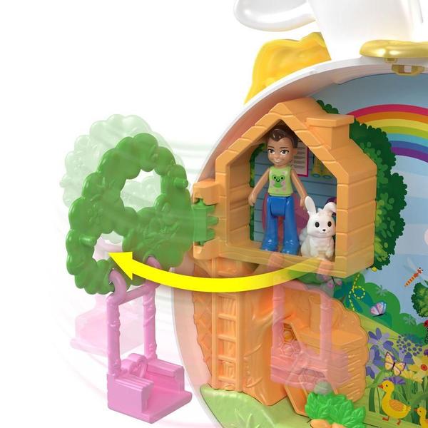 Imagem de Polly Pocket Estojo Coelhinho Jardim com Boneca - Mattel