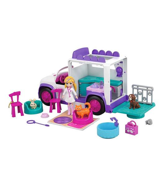 Imagem de Polly Pocket Hospital Móvel Dos Bichinhos GFR04 Mattel