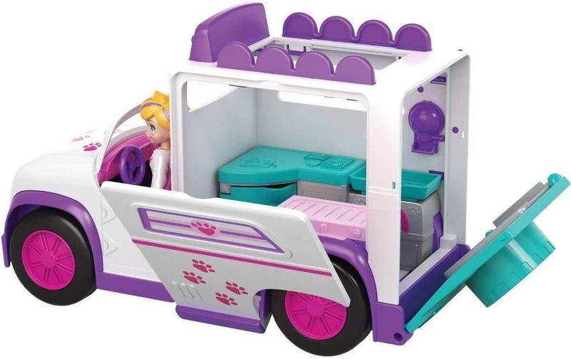 Imagem de Polly Pocket Hospital Movel Dos Bichinhos Mattel Gfr04