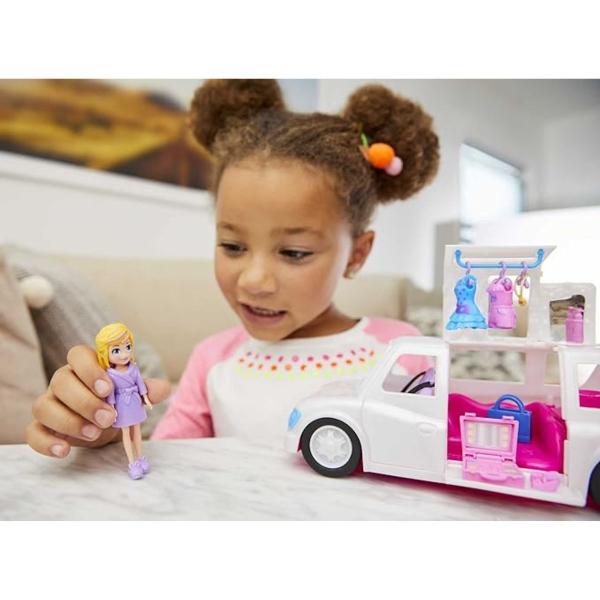 Imagem de Polly Pocket Limousine De Luxo Veículo E Boneca Mattel Gdm19