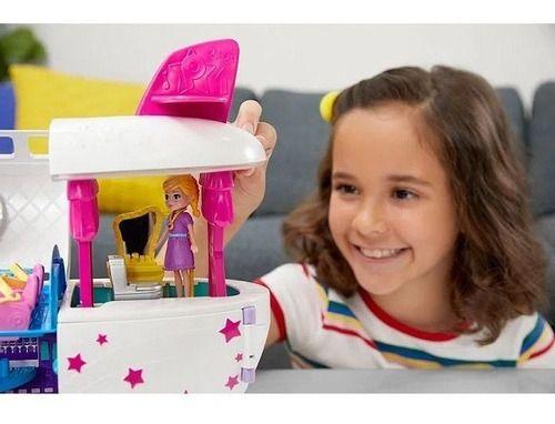 Imagem de Polly Pocket Mega Jatinho Fabuloso De Viagem Gkl62 Mattel