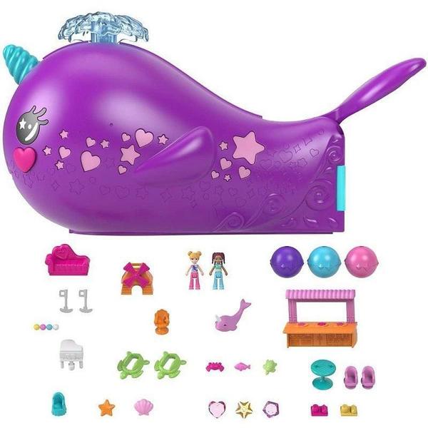 Imagem de Polly Pocket Micro Barco Baleia Cintilante