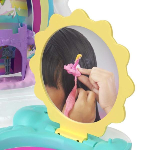 Imagem de Polly Pocket Micro Lounge do Unicórnio ARCO-ÍRIS