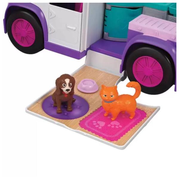 Imagem de Polly Pocket O Hospital Pet Movel dos Bichinhos Mattel - 887961767971