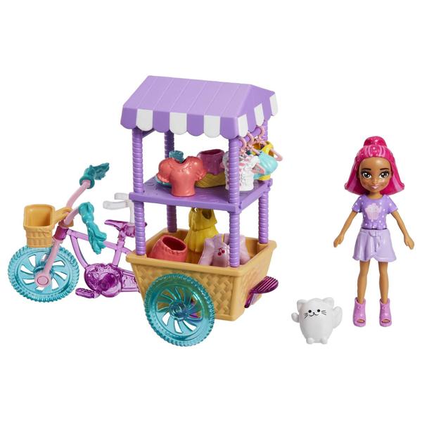 Imagem de Polly Pocket Playset Carrinho De Doces Surpresas Mattel