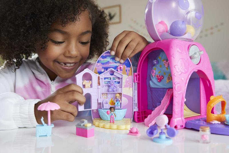 Imagem de Polly Pocket - Playset Urso Gumball com 2 Mini Bonecas e 30+ Acessórios