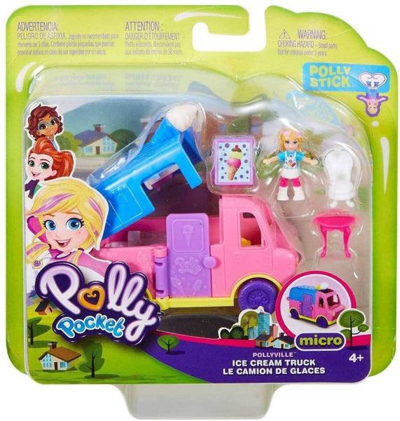 Imagem de Polly Pocket Pollyville O Carrinho de Sorvete - Mattel