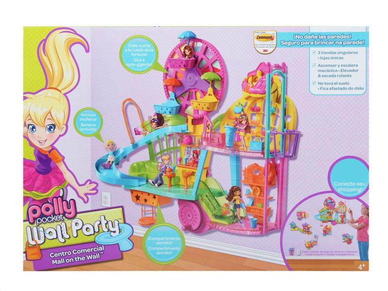 Imagem de Polly Pocket - Wall Party Galeria Na Nuvem - com Acessórios - Mattel