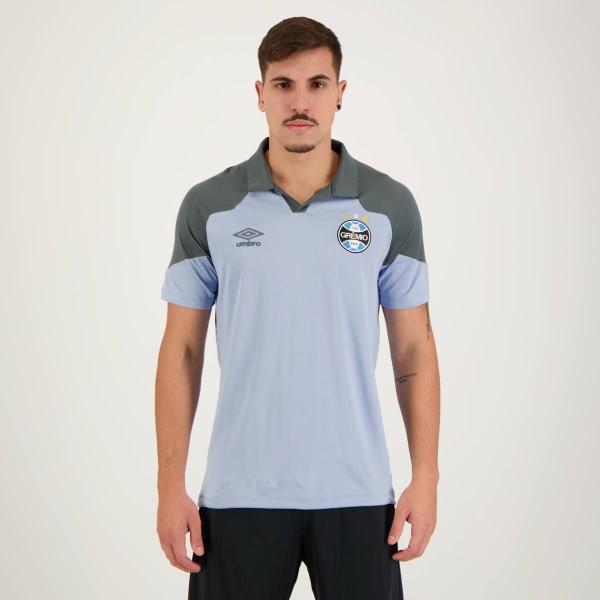 Imagem de Polo Umbro Grêmio Viagem 2023 Azul