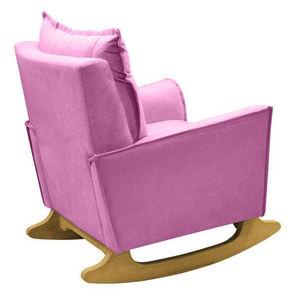 Poltrona Amamentação De Balanço Helena + Puff Veludo Quarto Bebê - Navega Móveis Imagem de Poltrona Amamentação De Balanço Helena + Puff Veludo Quarto Bebê