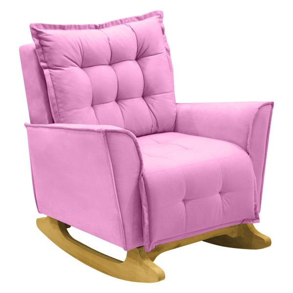 Poltrona Amamentação De Balanço Helena + Puff Veludo Quarto Bebê - Navega Móveis Imagem de Poltrona Amamentação De Balanço Helena + Puff Veludo Quarto Bebê