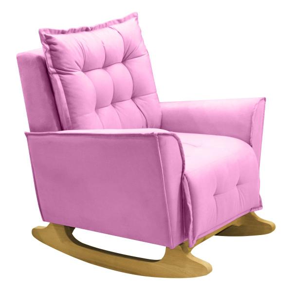 Poltrona Amamentação De Balanço Helena + Puff Veludo Quarto Bebê - Navega Móveis Imagem de Poltrona Amamentação De Balanço Helena + Puff Veludo Quarto Bebê
