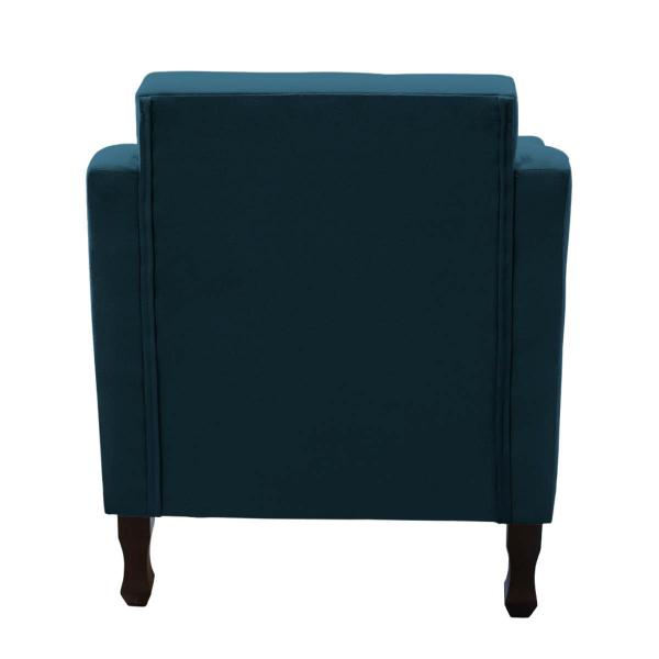 Imagem de Poltrona Cadeira Isa Office Para Escritório Sala Suede Azul Royal - Ahazzo Móveis