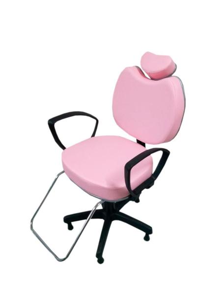 Imagem de Poltrona Cadeira Para Salão Cabeleireiro Rosa Bebê