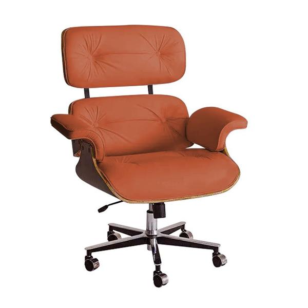 Imagem de Poltrona Charles Eames Office Exec Sintético Caramelo