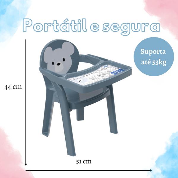 Imagem de Poltrona de Alimentação Plasutil Infantil Portátil Cadeira Refeição Para Bebê - Várias cores