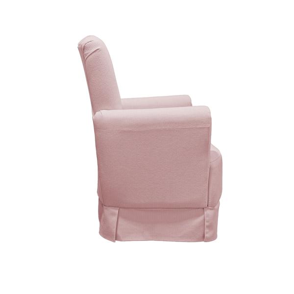 Poltrona de Amamentação Balanço Lis com Puff Linho Rose - LG Decor Baby Imagem de Poltrona de Amamentação Balanço Lis com Puff Linho Rose - LG Decor Baby