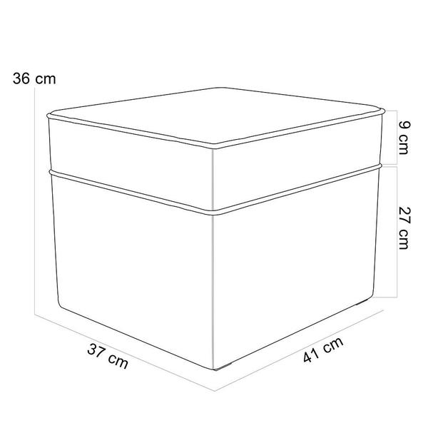 Imagem de Poltrona de Amamentação com Balanço e Puff Mavie L02 Bouclê Creme - Lyam Decor