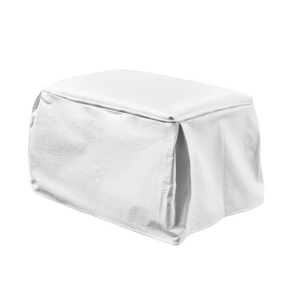 Poltrona de Amamentação Nana com Balanço e Puff Branco - VAMFER ESTOFADOS Imagem de Poltrona de Amamentação Nana com Balanço e Puff Branco