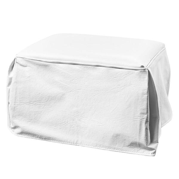 Poltrona de Amamentação Nana com Balanço e Puff Branco - VAMFER ESTOFADOS Imagem de Poltrona de Amamentação Nana com Balanço e Puff Branco