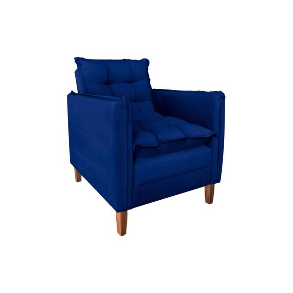 Poltrona De Amamentação Sofá Cama Com Puff Azul Marinho - Bz - BZ Distribuidora Imagem de Poltrona De Amamentação Sofá Cama Com Puff Azul Marinho - Bz