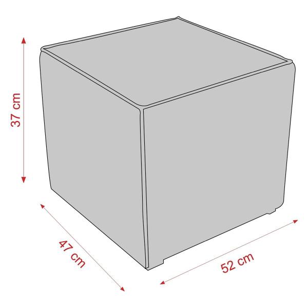 Imagem de Poltrona de Balanço 66cm com Puff Multimóveis CR45268