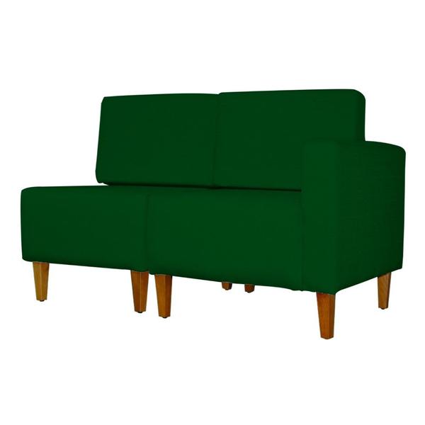 Imagem de Poltrona Decorativa Alice S/Braça Direita Veludo Verde - Montanris Decor