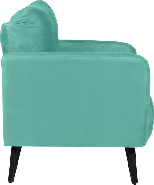 Imagem de Poltrona Decorativa Bahamas Veludo Verde Menta E-437