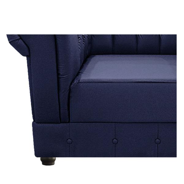 Imagem de Poltrona Decorativa Chesterfield Ana Corano Azul Marinho - Amarena Móveis