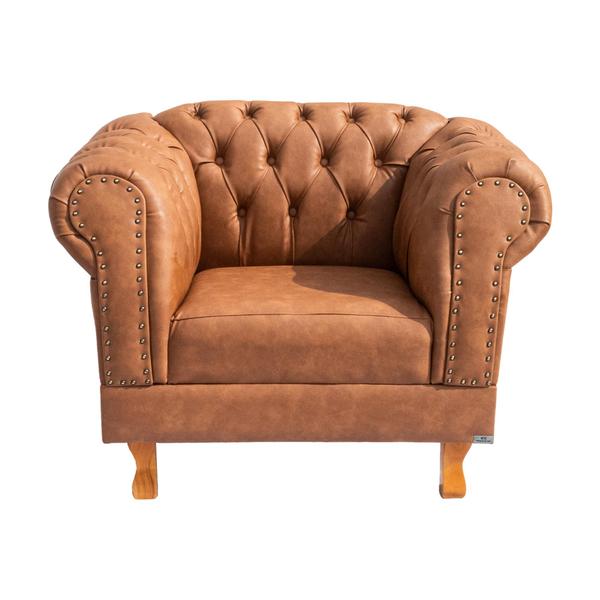 Imagem de Poltrona Decorativa Chesterfield Duque Capitonê Para Sala, Tv, Estar, Recepção