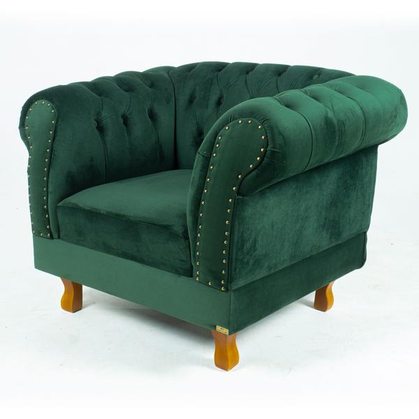 Imagem de Poltrona Decorativa Chesterfield Duque Capitonê Para Sala, Tv, Estar, Recepção