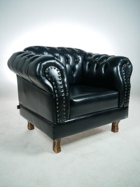 Imagem de Poltrona Decorativa Chesterfield Duque Capitonê Para Sala, Tv, Estar, Recepção